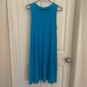 Turquoise sleeveless dress